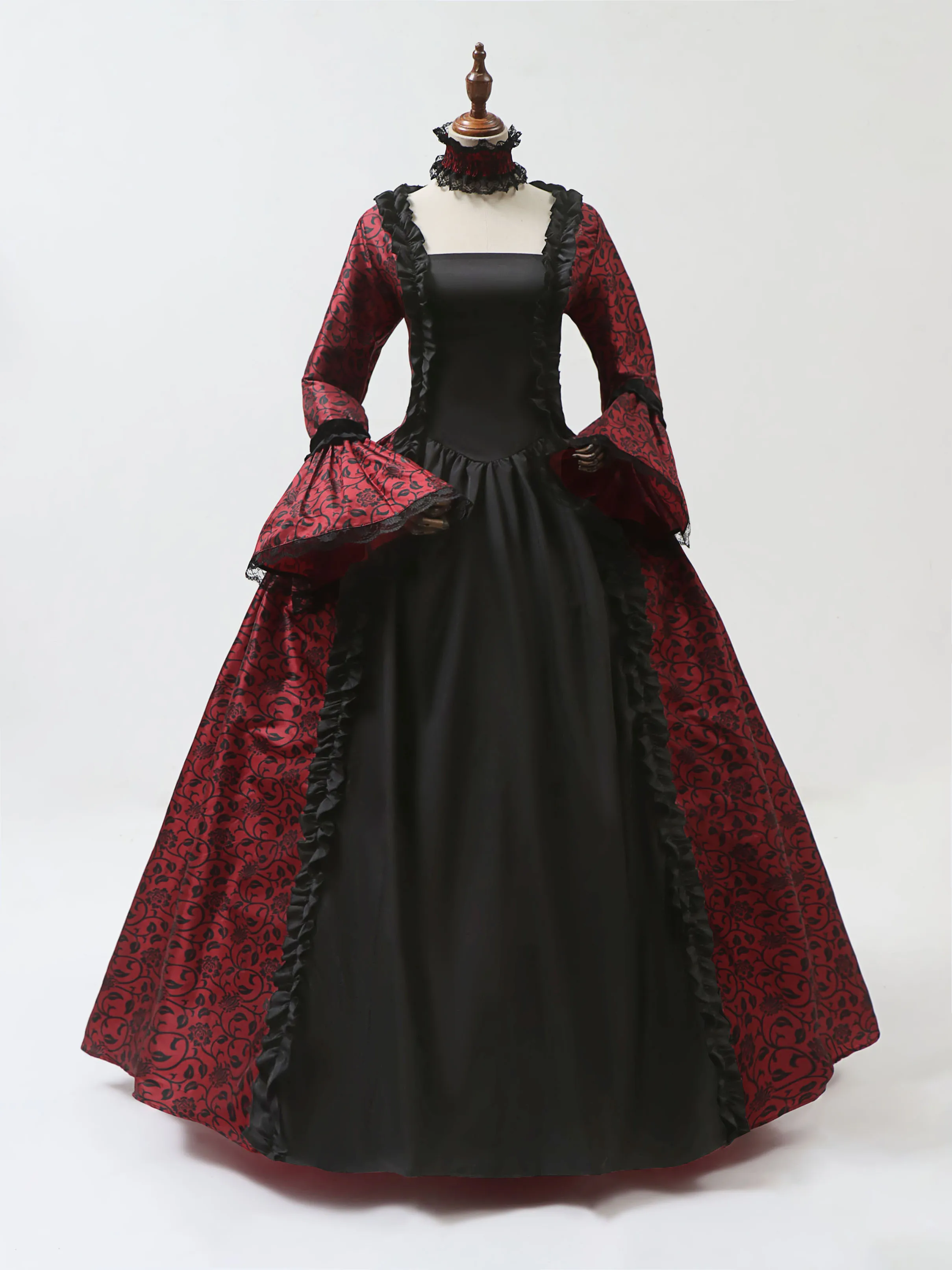 Evening Gown - คอสเพลย์ Marie Antoinette ชุดยุคกลาง Flare Sleeve