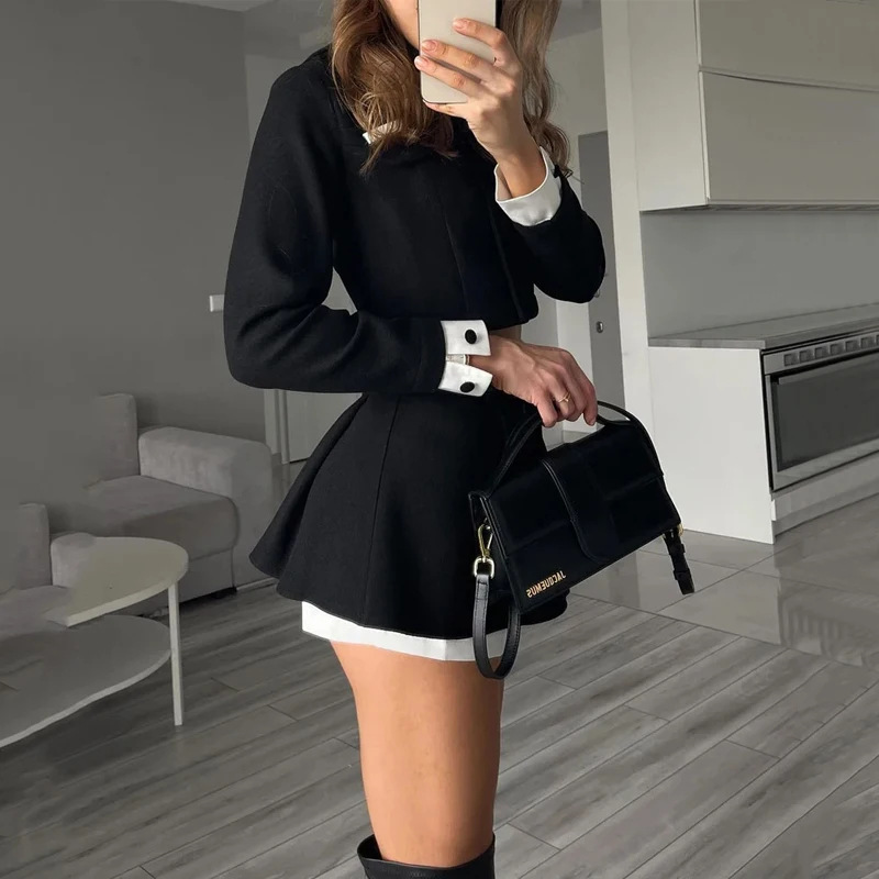 TARU Tweedกางเกงขาสั้นกระโปรง  - Formal Skirt บทวิจารณ์และราคา