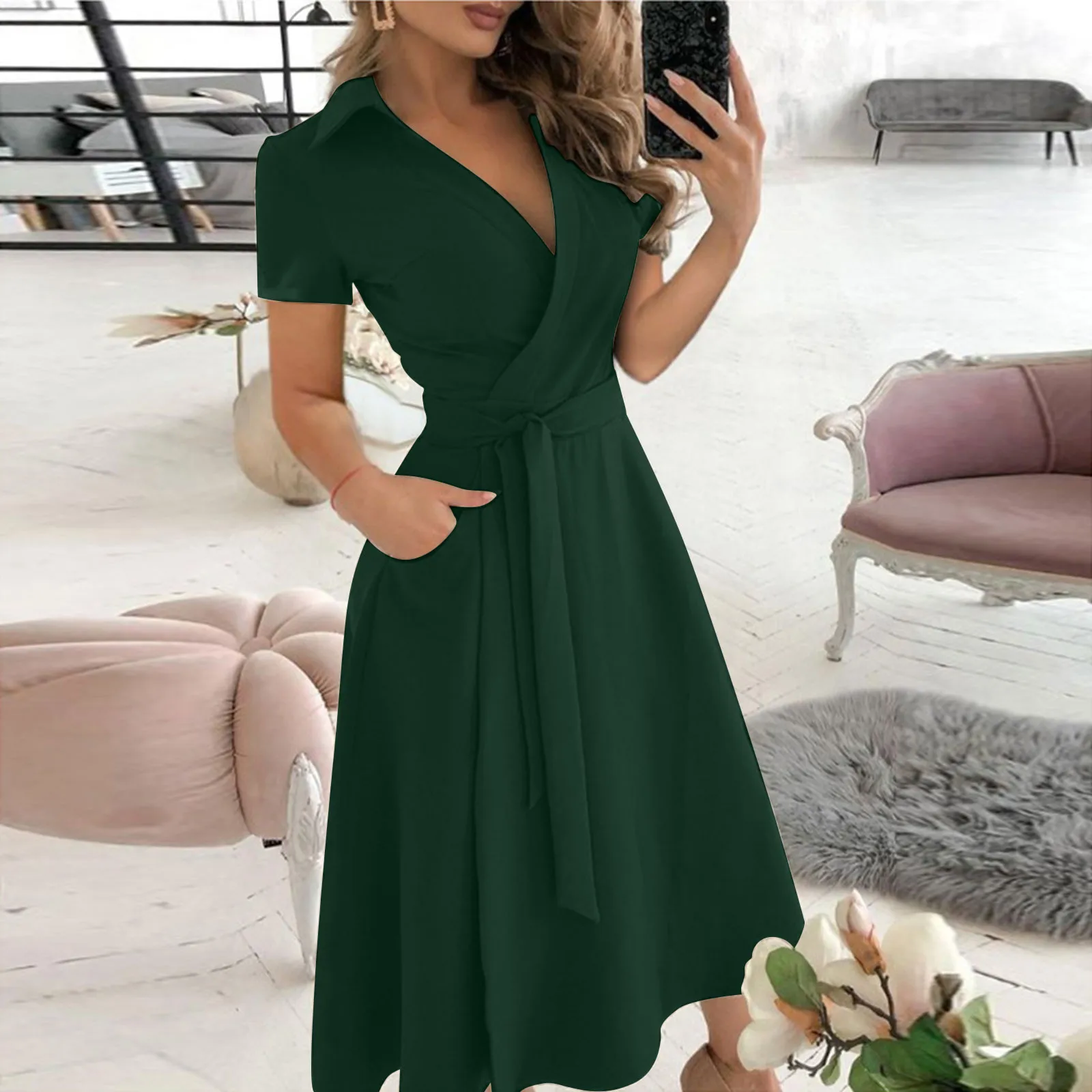 แฟชั่นฤดูร้อนฤดูใบไม้ผลิเดรสสำ - Women'S Red Formal Wear บทวิจารณ์และราคา