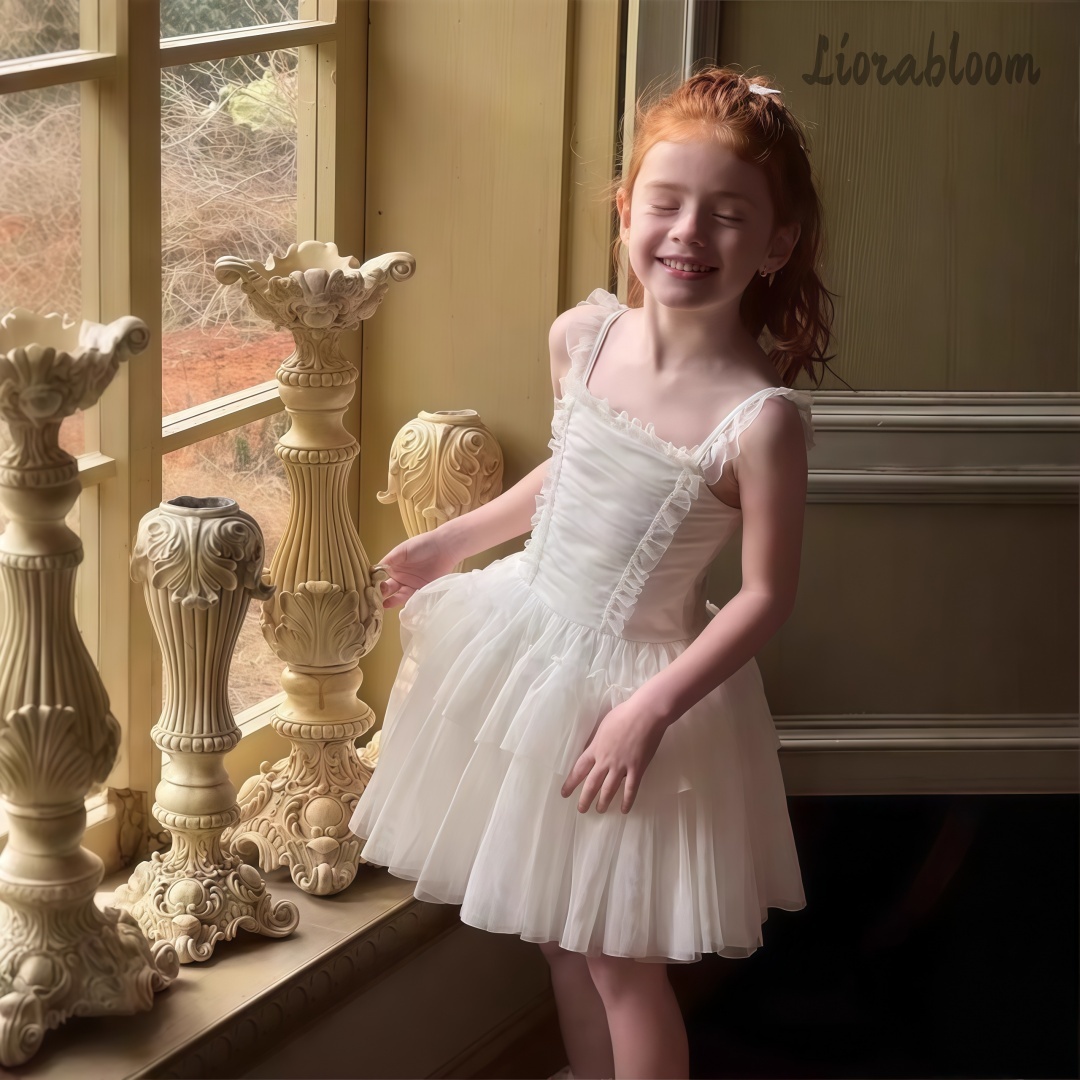 ชุดเดรสเด็กผู้หญิงสีขาว สายเดี - Formal Skirt บทวิจารณ์และราคา