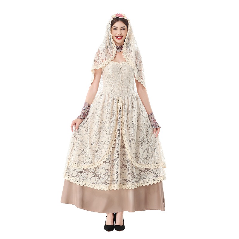 ชุดเดรสยาวผ้าลูกไม้สไตล์วินเทจ - Wedding Dress บทวิจารณ์และราคา