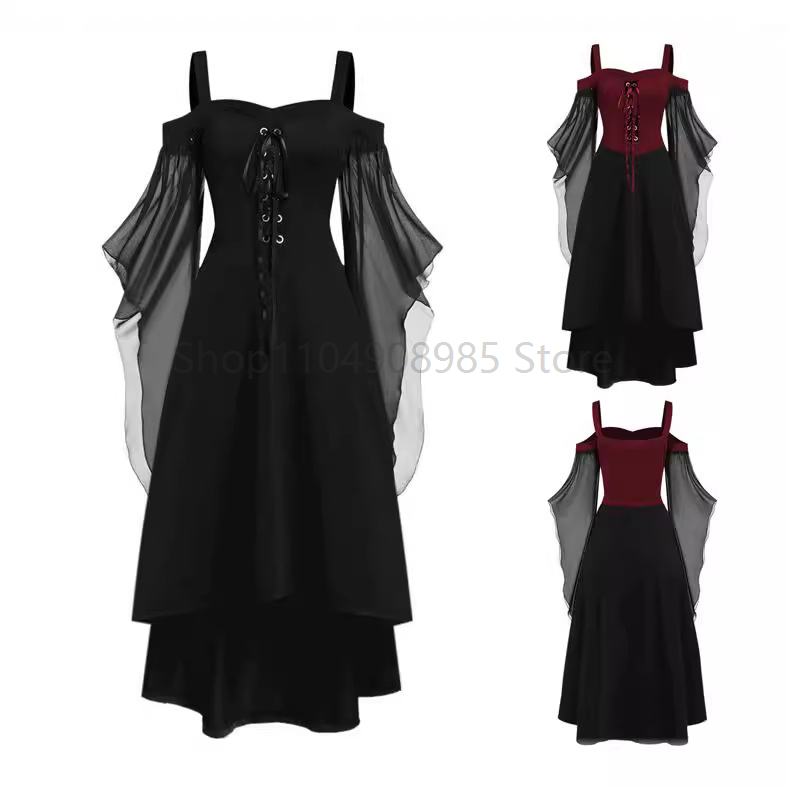 ชุดเดรสสไตล์ย้อนยุคยุคกลางแบบก - Evening Gown บทวิจารณ์และราคา