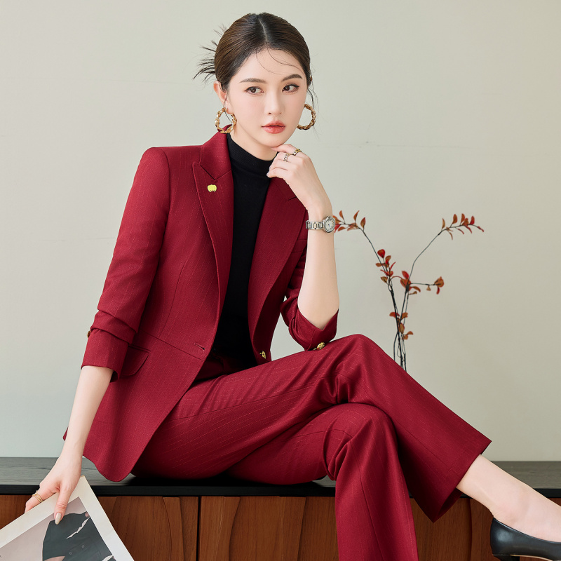 ชุดสูทสีแดงสำหรับผู้หญิง ชุดคุ - Women'S Red Formal Wear บทวิจารณ์และราคา
