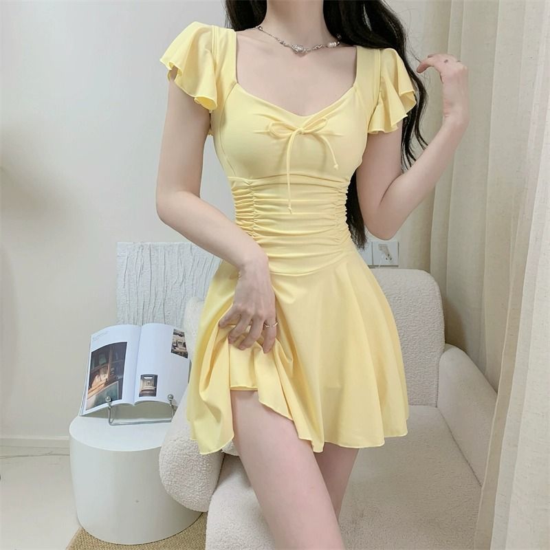 ชุดว่ายน้ำผู้หญิงแบบเปิดหลัง แ - Womens Suit บทวิจารณ์และราคา