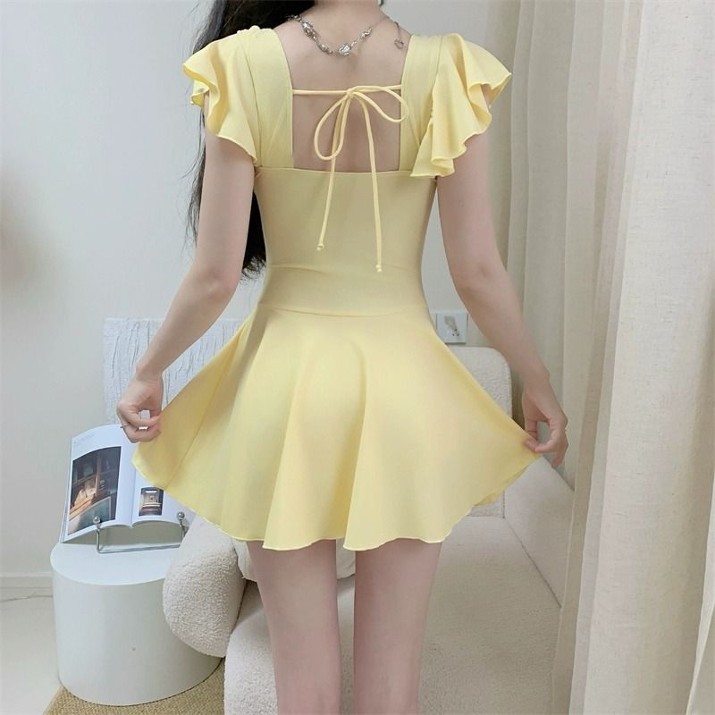 ชุดว่ายน้ำผู้หญิงแบบเปิดหลัง แ - Womens Suit บทวิจารณ์และราคา