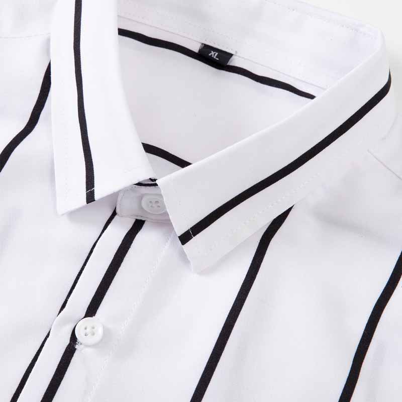 เสื้อเชิ้ตลายทางแขนยาวทรงเข้าร - Formal Dress บทวิจารณ์และราคา