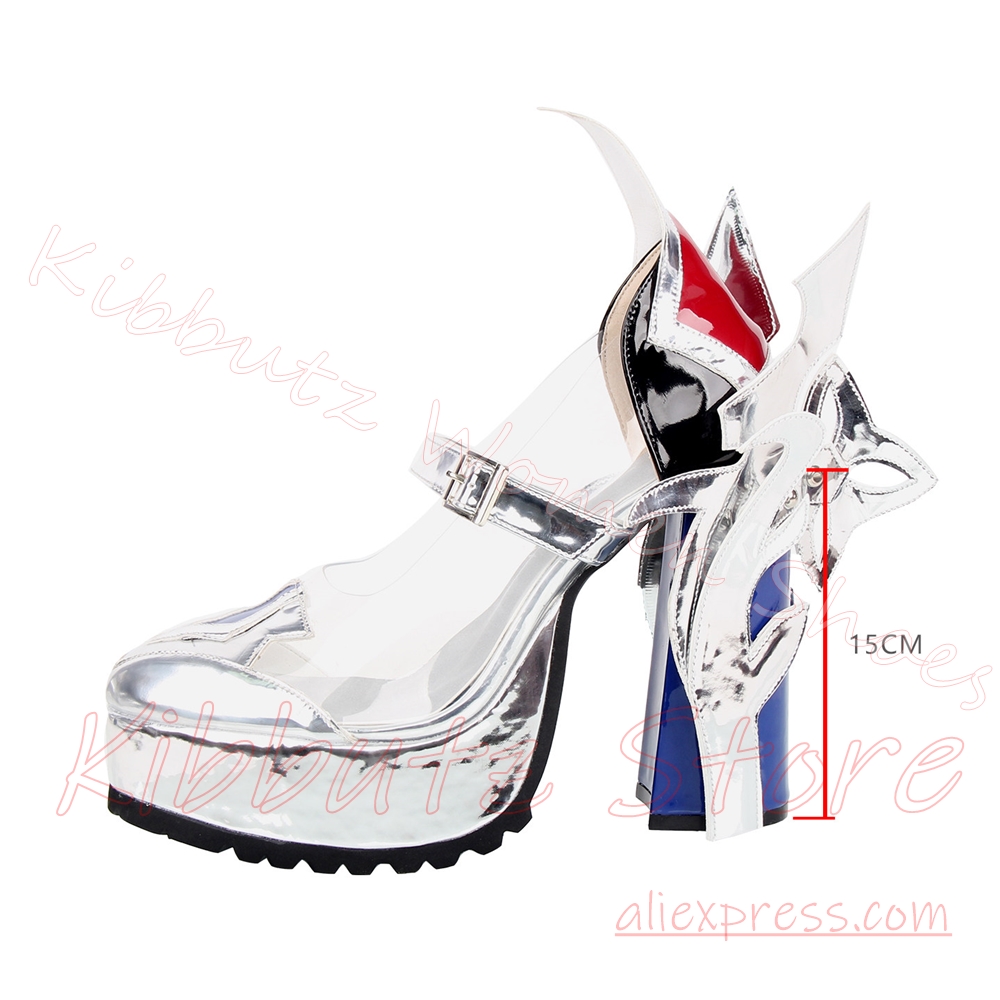 รองเท้าส้นตึกทรงบล็อกแบบแมรี่เ - Pump Heel Block บทวิจารณ์และราคา