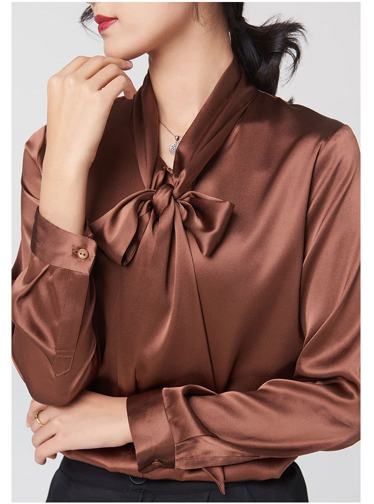 เสื้อผู้หญิงผ้าไหม 93% ผสมสแปน - Silk Blouse บทวิจารณ์และราคา